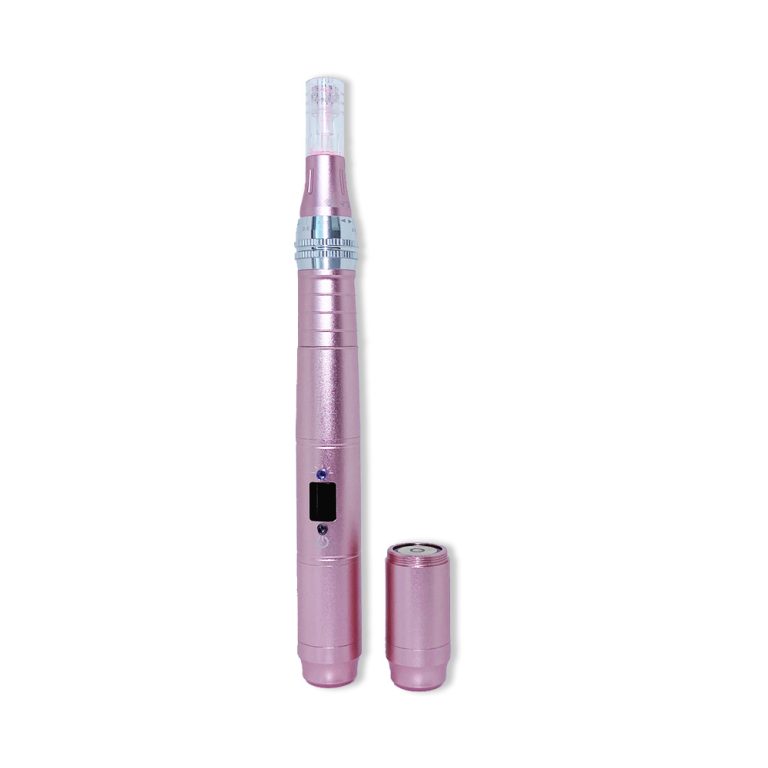 microneedling pen pink color